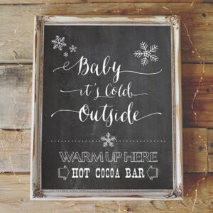 Hot Chocolate Bar Printable Kit