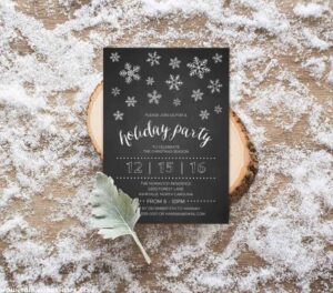 DIY Holiday Party Invitation