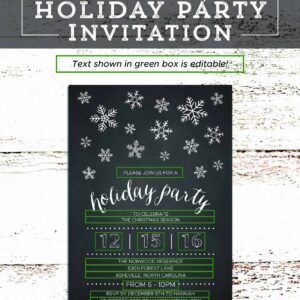 DIY Holiday Party Invitation