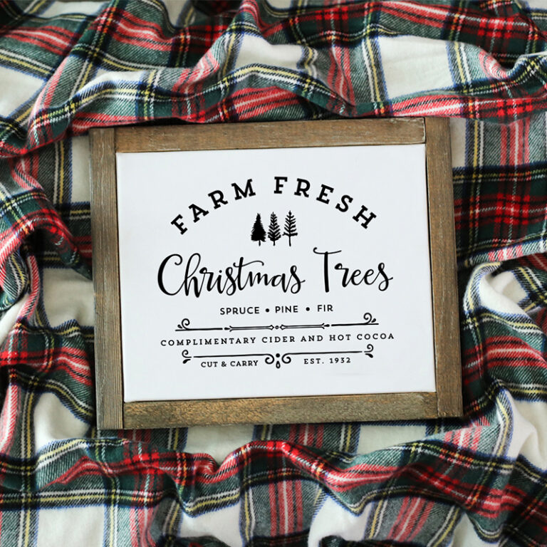 Farm Fresh Christmas Trees Printable - Mountain Modern Life Membership